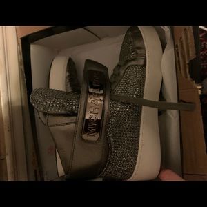 Michael Kors rhinestone and leather high tops